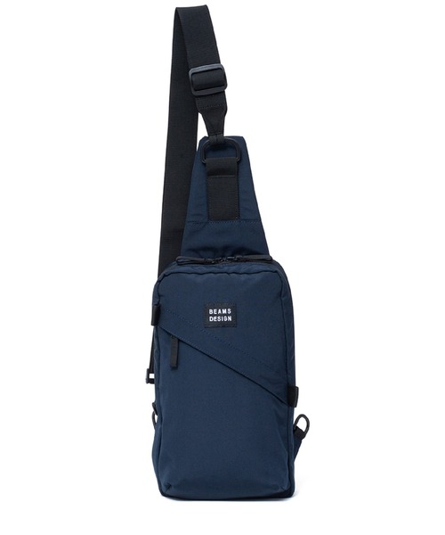 BEAMS DESIGN(ビームス デザイン)の「BEAMSDESIGN(ビームスデザイン)Diagonal 縦型ボディバッグ(ボディバッグ/ウエストポーチ・メンズ・ブラック/カーキ/オリーブ/ネイビー・FREE)」の2枚目の写真