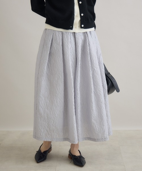 Paradise Picnic(パラダイスピクニック)の「SUGAR ROSE ジャガードフレアスカート(スカート・レディース・ホワイト/ブラック/グレー・FREE)」の20枚目の写真