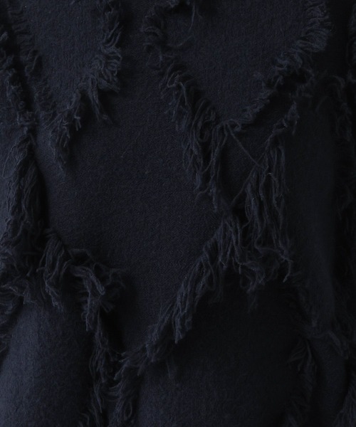 Elura(エルーラ)の「フリンジニット/621802(ニット/セーター・レディース・オフホワイト/ネイビー・FREE)」の20枚目の写真