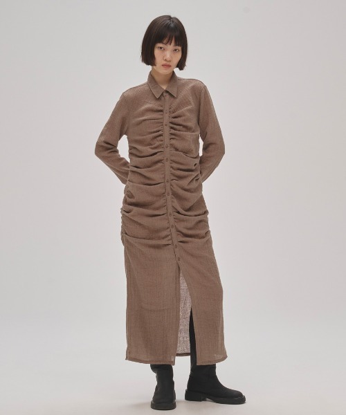Wool Gather Shirtsdress（ワンピース）｜TODAYFUL（トゥデイフル）の