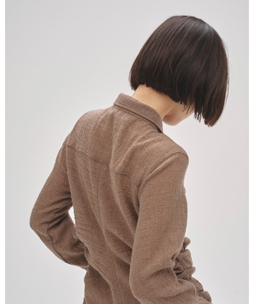 Wool Gather Shirtsdress（ワンピース）｜TODAYFUL（トゥデイフル）の