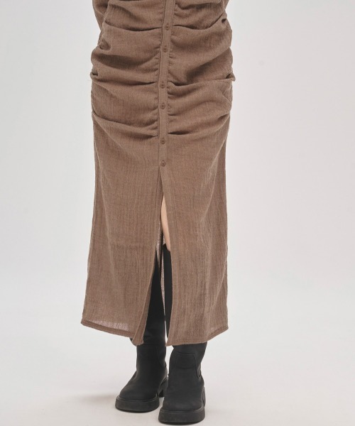 セール】Wool Gather Shirtsdress（ワンピース）｜TODAYFUL（トゥデイ