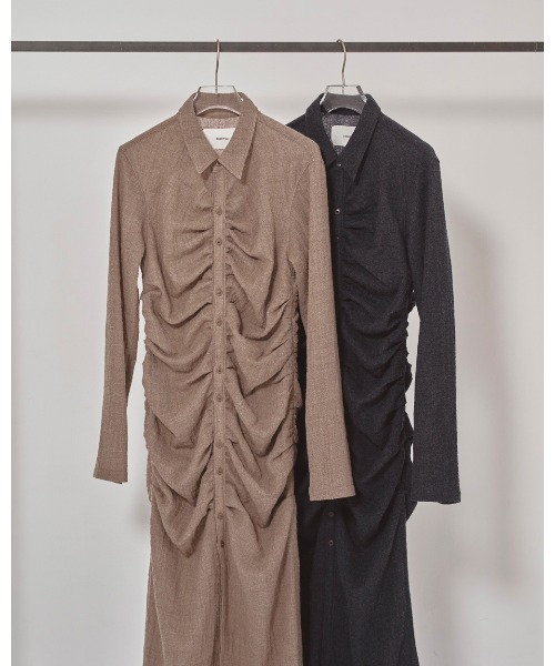 Wool Gather Shirtsdress（ワンピース）｜TODAYFUL（トゥデイフル）の