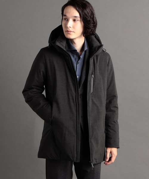 MONSIEUR NICOLE（ムッシュニコル）の「テクニカルダウン フーデッドブルゾン（その他アウター・メンズ・ネイビー/ブラック/グレー・MEDIUM/LARGE/X-LARGE）」の2枚目の写真