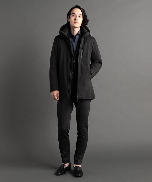 MONSIEUR NICOLE（ムッシュニコル）の「テクニカルダウン フーデッドブルゾン（その他アウター・メンズ・ネイビー/ブラック/グレー・MEDIUM/LARGE/X-LARGE）」の5枚目の写真