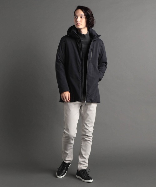 MONSIEUR NICOLE（ムッシュニコル）の「テクニカルダウン フーデッドブルゾン（その他アウター・メンズ・ネイビー/ブラック/グレー・MEDIUM/LARGE/X-LARGE）」の6枚目の写真