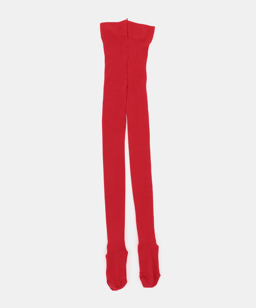 Spick & Span(スピックアンドスパン)の「MARCOMONDE/マルコモンド cotton ribbed tights(タイツ/ストッキング・レディース・レッド・FREE)」の2枚目の写真