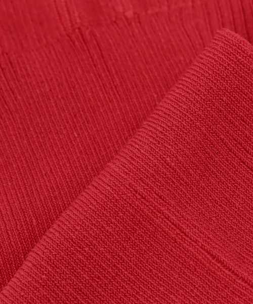 Spick & Span(スピックアンドスパン)の「MARCOMONDE/マルコモンド cotton ribbed tights(タイツ/ストッキング・レディース・レッド・FREE)」の10枚目の写真