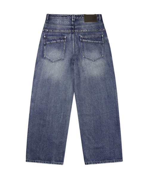 AAKAM（アーカム）の「Back Studded Denim Pants (Blue)（デニムパンツ・レディース・その他・1/2）」の12枚目の写真