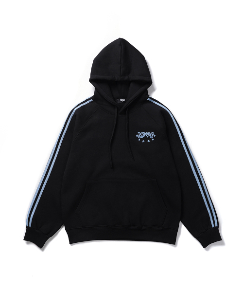 GAKKAI UNIONS(ガッカイユニオンズ)の「オールラブトラックフードパーカー ブラック(パーカー・レディース・その他・MEDIUM/LARGE/X-LARGE/SMALL)」の2枚目の写真