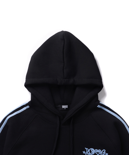GAKKAI UNIONS(ガッカイユニオンズ)の「オールラブトラックフードパーカー ブラック(パーカー・レディース・その他・MEDIUM/LARGE/X-LARGE/SMALL)」の4枚目の写真