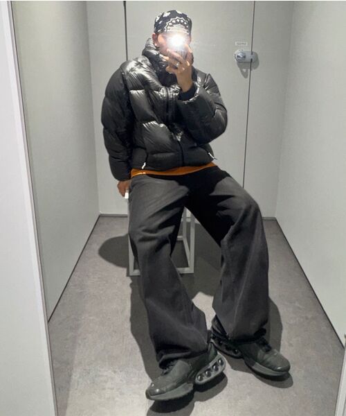 MUSINSA STANDARD（ムシンサスタンダード）の「ワッフルリラックスクルーネック長袖Tシャツ[テラコッタ]（Tシャツ/カットソー・メンズ・その他・SMALL/MEDIUM/LARGE/X-LARGE/XX-LARGE/XXX-LARGE）」の7枚目の写真