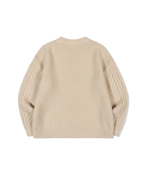 MOAA（モア）の「Classic Cable Knit Top (IVORY)（ニット/セーター・レディース・その他・SMALL/MEDIUM）」の3枚目の写真