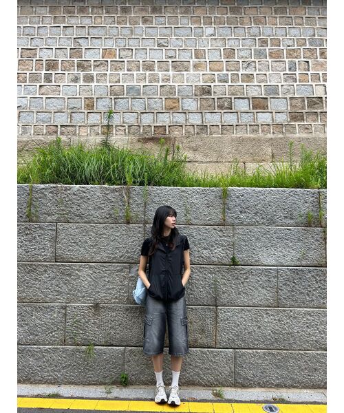 PARTIMENTO(パルティメント)の「シアーフードベストブラック(ベスト・レディース・その他・SMALL/MEDIUM/LARGE)」の16枚目の写真