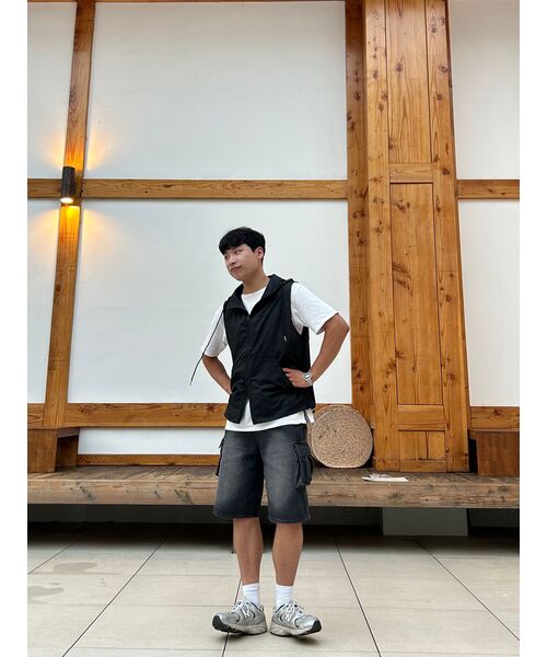 PARTIMENTO(パルティメント)の「シアーフードベストブラック(ベスト・レディース・その他・SMALL/MEDIUM/LARGE)」の17枚目の写真