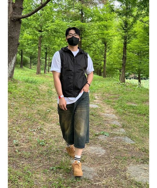 PARTIMENTO(パルティメント)の「シアーフードベストブラック(ベスト・レディース・その他・SMALL/MEDIUM/LARGE)」の19枚目の写真