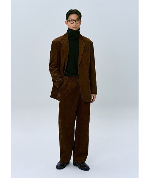 MUSINSA STANDARD(ムシンサスタンダード)の「ワイドコーデュロイパンツ【ブラウン】(その他パンツ・メンズ・その他・38/36/34/32/30/31/33/26/27/28/29)」の14枚目の写真