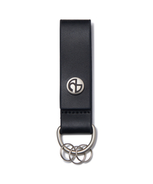 NOMANUAL（NOMANUAL）の「LEATHER KEY HOLDER - BLACK（キーケース/キーアクセサリー）」