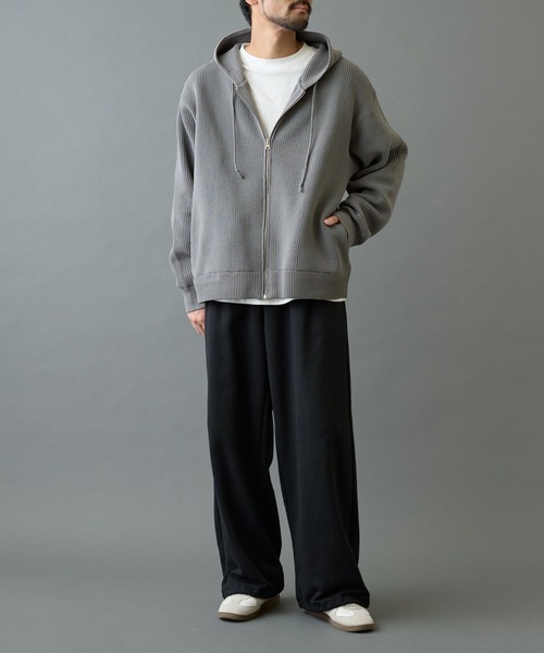 COLONY 2139（コロニートゥーワンスリーナイン）の「テックニットジップパーカー（パーカー・メンズ・ベージュ/ブラック/グレー・MEDIUM/LARGE）」の19枚目の写真