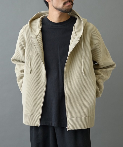 COLONY 2139（コロニートゥーワンスリーナイン）の「テックニットジップパーカー（パーカー・メンズ・ベージュ/ブラック/グレー・MEDIUM/LARGE）」の20枚目の写真