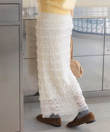 titivate（ティティベイト）の「レースIラインスカート（スカート）」