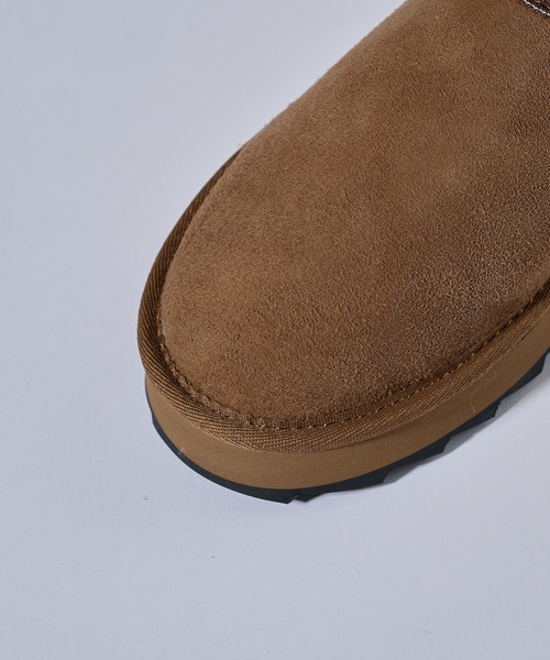 EMU Australia(エミューオーストラリア)の「【EMU Australia】EMU SHRKY SCUFF W13179 ムートン スリッポン(スリッポン・レディース・キャメル/ブラック・22cm/23cm/24cm/25/26cm)」の6枚目の写真