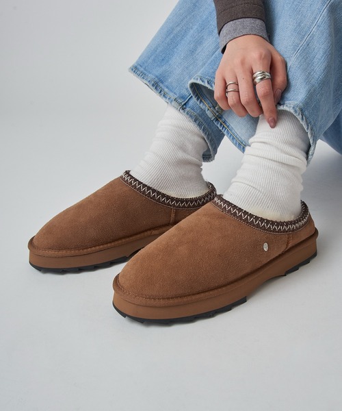 EMU Australia(エミューオーストラリア)の「【EMU Australia】EMU SHRKY SCUFF W13179 ムートン スリッポン(スリッポン・レディース・キャメル/ブラック・22cm/23cm/24cm/25/26cm)」の12枚目の写真