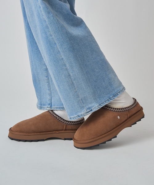 EMU Australia(エミューオーストラリア)の「【EMU Australia】EMU SHRKY SCUFF W13179 ムートン スリッポン(スリッポン・レディース・キャメル/ブラック・22cm/23cm/24cm/25/26cm)」の14枚目の写真