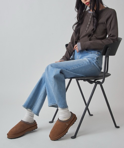 EMU Australia(エミューオーストラリア)の「【EMU Australia】EMU SHRKY SCUFF W13179 ムートン スリッポン(スリッポン・レディース・キャメル/ブラック・22cm/23cm/24cm/25/26cm)」の18枚目の写真