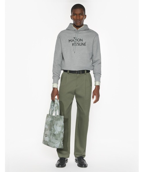 Maison Kitsune（メゾンキツネ）の「MAISON KITSUN  PILLAR COMFORT HOODIE（パーカー・メンズ・グレー・L/XL/XS/S）」の3枚目の写真