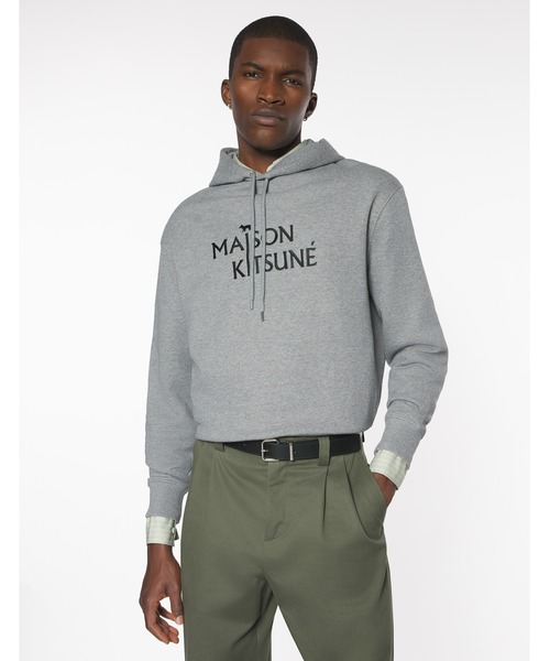 Maison Kitsune（メゾンキツネ）の「MAISON KITSUN  PILLAR COMFORT HOODIE（パーカー・メンズ・グレー・L/XL/XS/S）」の5枚目の写真
