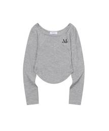 MUCENT | アスティスリムUネックカットソー（3カラー）(Tシャツ/カットソー)