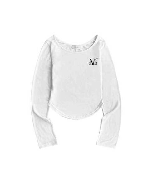 MUCENT（ムセント）の「アスティスリムUネックカットソー（3カラー）（Tシャツ/カットソー・レディース・ホワイト/グレー/ブラック・FREE）」の2枚目の写真