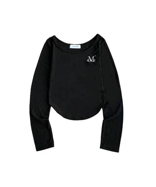 MUCENT（ムセント）の「アスティスリムUネックカットソー（3カラー）（Tシャツ/カットソー・レディース・ホワイト/グレー/ブラック・FREE）」の3枚目の写真