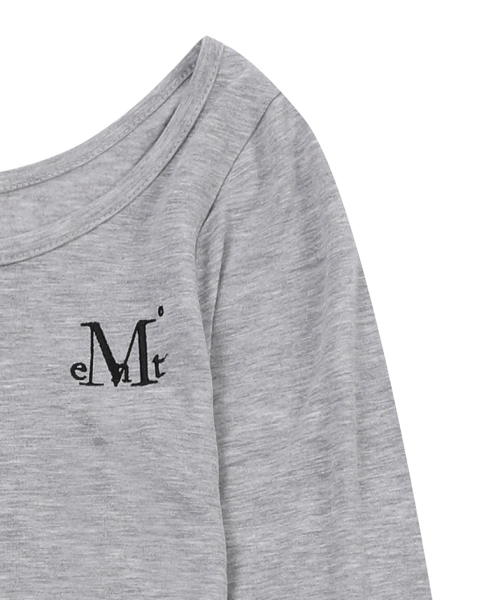 MUCENT(ムセント)の「アスティスリムUネックカットソー(3カラー)(Tシャツ/カットソー・レディース・ホワイト/グレー/ブラック・FREE)」の7枚目の写真