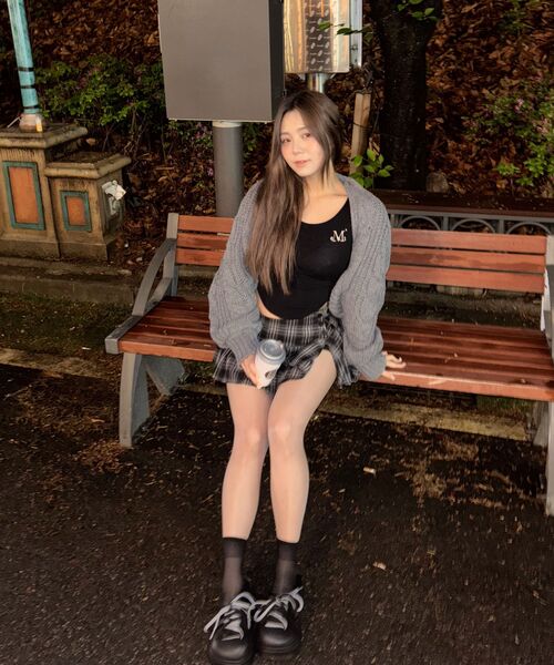 MUCENT（ムセント）の「アスティスリムUネックカットソー（3カラー）（Tシャツ/カットソー・レディース・ホワイト/グレー/ブラック・FREE）」の10枚目の写真