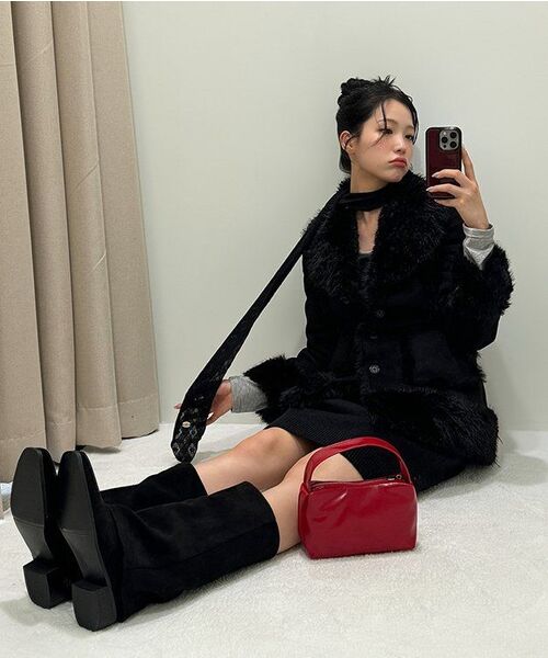 MUCENT（ムセント）の「アスティスリムUネックカットソー（3カラー）（Tシャツ/カットソー・レディース・ホワイト/グレー/ブラック・FREE）」の21枚目の写真