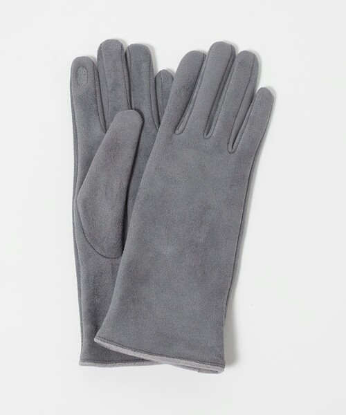 green label relaxing（グリーンレーベルリラクシング）の「起毛 シルキーグローブ / 手袋（手袋・レディース・ブラック/グレー系/ネイビー/ベージュ・FREE）」の8枚目の写真