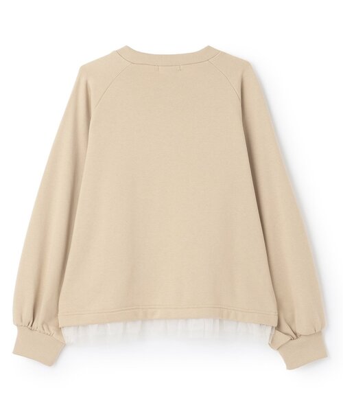 by LOVEiT（バイラビット）の「リボントレーナー（スウェット・キッズ・ブルーグレー/ブラック/ベージュ・130cm/120cm/160cm/140cm/150cm）」の8枚目の写真