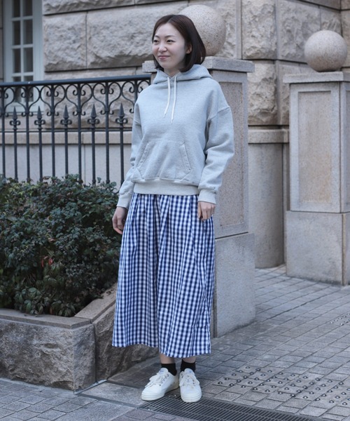 OMNIGOD（オムニゴッド）の「[OMNIGOD womens / オムニゴッド] シンカー小寸裏毛 フーデットトレーナー（パーカー・レディース・グレー・0）」の15枚目の写真