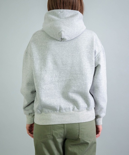 OMNIGOD（オムニゴッド）の「[OMNIGOD womens / オムニゴッド] シンカー小寸裏毛 フーデットトレーナー（パーカー・レディース・グレー・0）」の7枚目の写真