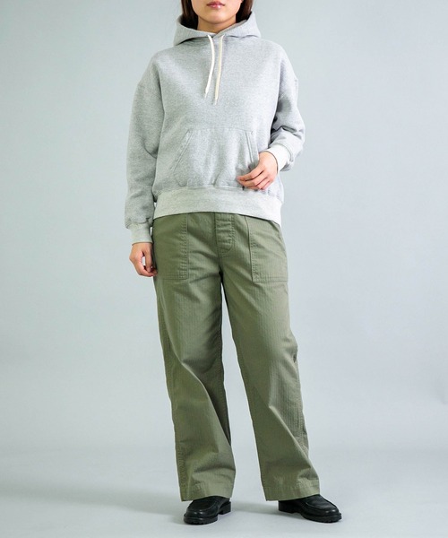 OMNIGOD（オムニゴッド）の「[OMNIGOD womens / オムニゴッド] シンカー小寸裏毛 フーデットトレーナー（パーカー・レディース・グレー・0）」の3枚目の写真