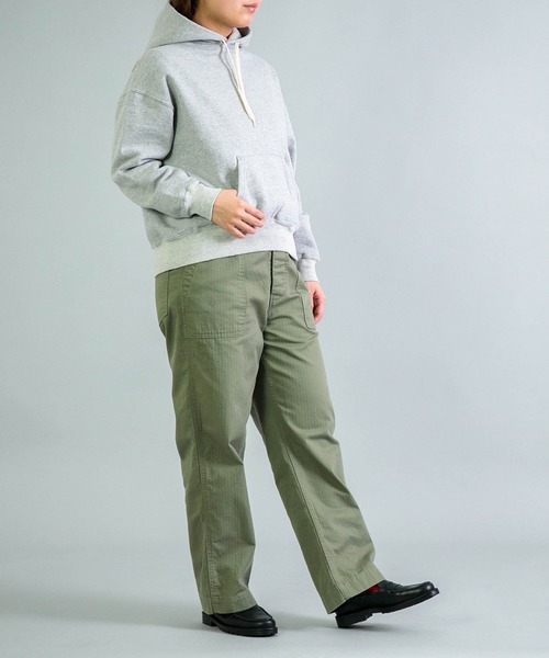 OMNIGOD（オムニゴッド）の「[OMNIGOD womens / オムニゴッド] シンカー小寸裏毛 フーデットトレーナー（パーカー・レディース・グレー・0）」の4枚目の写真