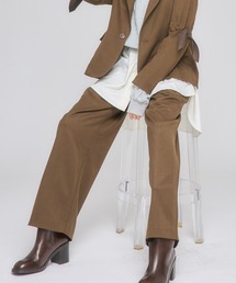 【Nora Lily】「elle」Shifted Pocket Wide Pants
