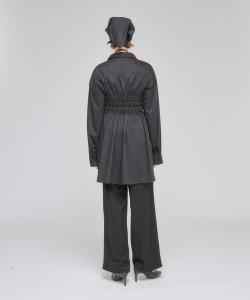 Nora Lily elle(ノラリリーエル)の「【Nora Lily】「elle」Shifted Pocket Wide Pants(スラックス・レディース・ブラウン/グレー/ブラック・FREE)」の18枚目の写真