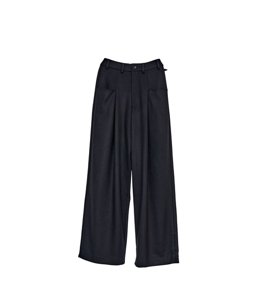 Nora Lily elle(ノラリリーエル)の「【Nora Lily】「elle」Shifted Pocket Wide Pants(スラックス・レディース・ブラウン/グレー/ブラック・FREE)」の20枚目の写真