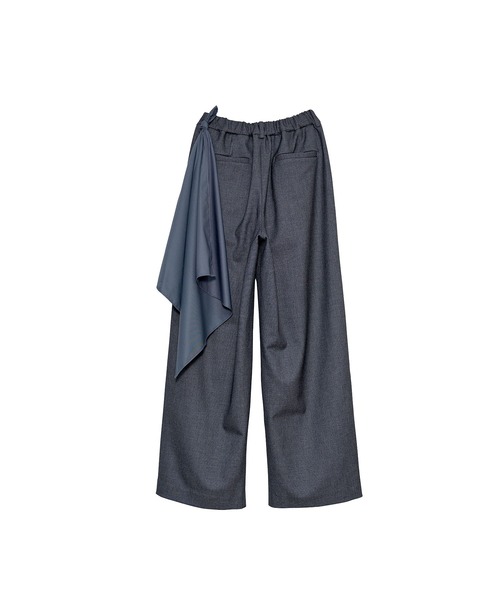 Nora Lily elle(ノラリリーエル)の「【Nora Lily】「elle」Shifted Pocket Wide Pants(スラックス・レディース・ブラウン/グレー/ブラック・FREE)」の10枚目の写真