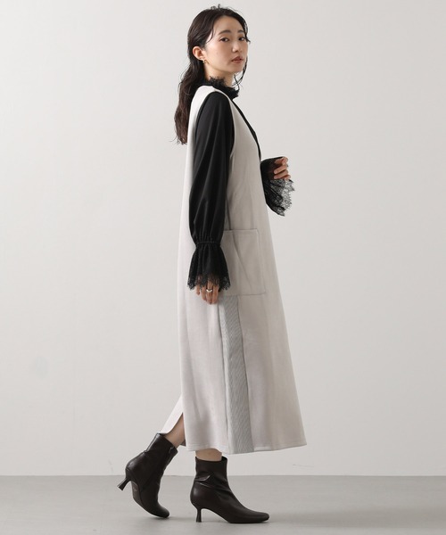 Gready Brilliant（グレディブリリアン）の「ハイネックレースキャンディスリーブブラウス（シャツ/ブラウス・レディース・ブラック/オフホワイト・38）」の18枚目の写真