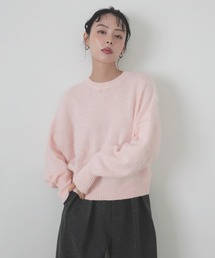 モヘアニット」に該当するニット/セーター（ピンク/桃色系