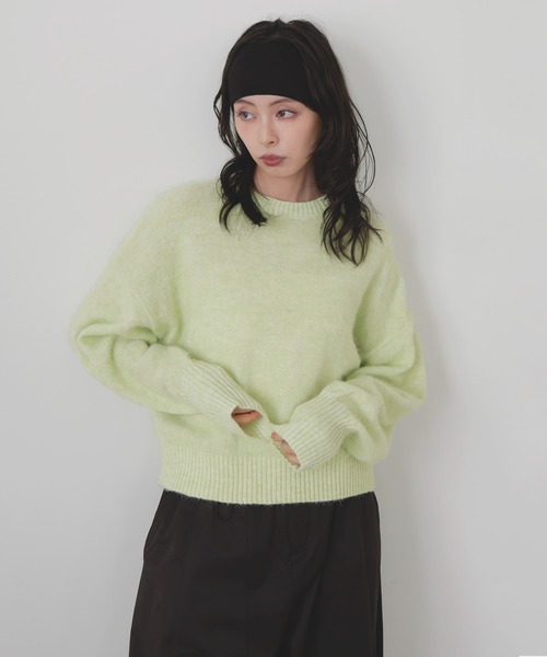 モヘアシャギーニットプルオーバー（ニット/セーター）｜LIAN（リアン